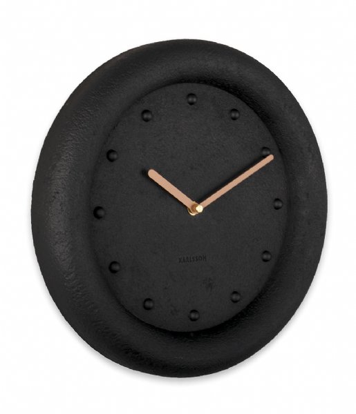 Karlsson  Wall clock Petra polyresin Black (KA5717BK)