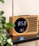 Karlsson  Alarm clock Retro Radio Bamboo (KA5719)