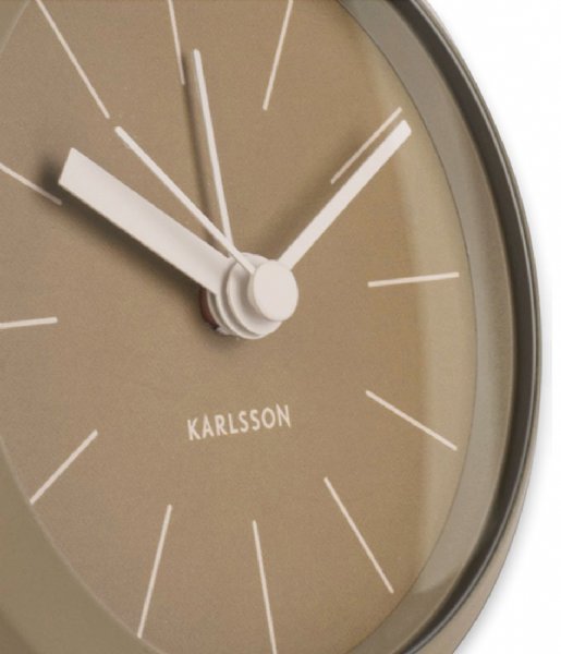Karlsson  Alarm clock Button metal matt Moss Green (KA5778MG)