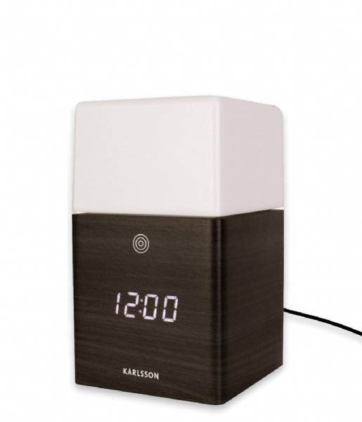 Karlsson  Alarm Clock Frosted Light LED Black (KA5798BK)
