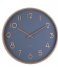 Karlsson  Wall clock Pure medium w. dial Dark Blue (KA5757BL)