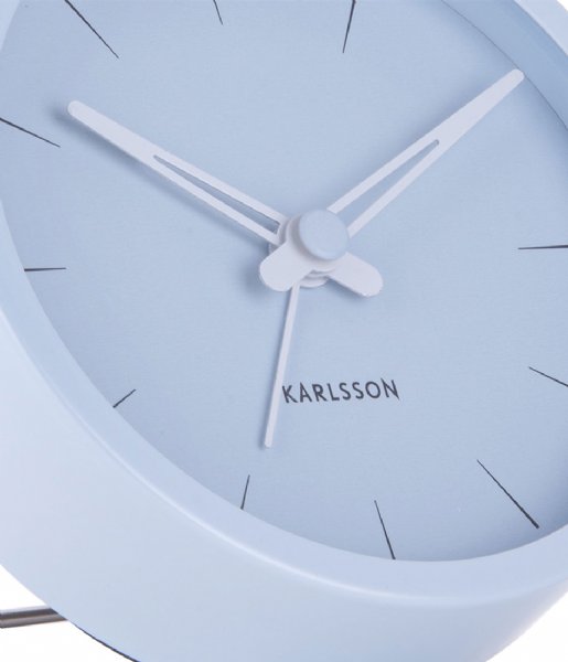 Karlsson  Alarm Clock Lure Large Steel Sky Blue (KA5842BL)