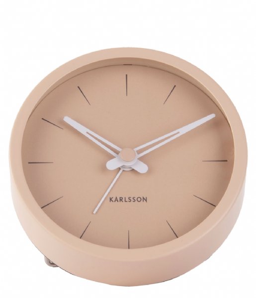 Karlsson  Alarm Clock Lure Small Sand Brown (KA5835BR)