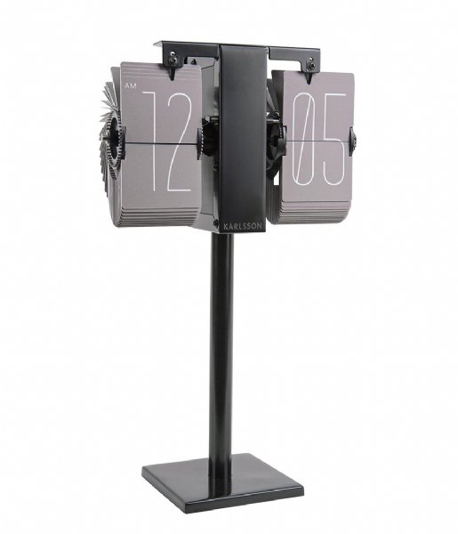 Karlsson  Flip Clock No Case Mini Black Stand Warm Grey (KA5758GY)