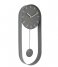 Karlsson  Wall Clock Pendulum Charm Steel Grey (KA5822GY)