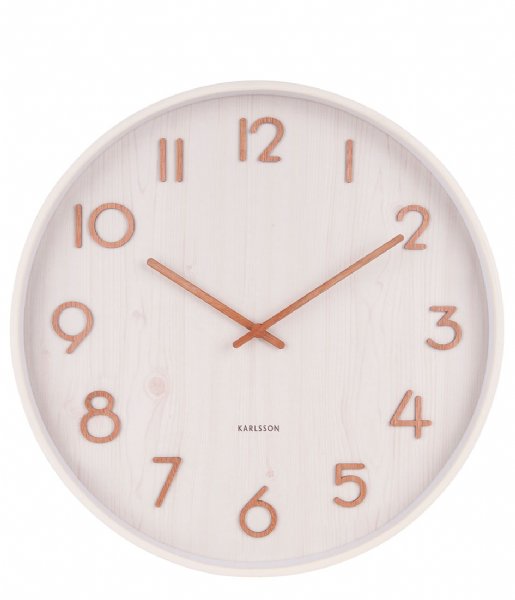Karlsson  Wall Clock Pure Medium White (KA5809WH)