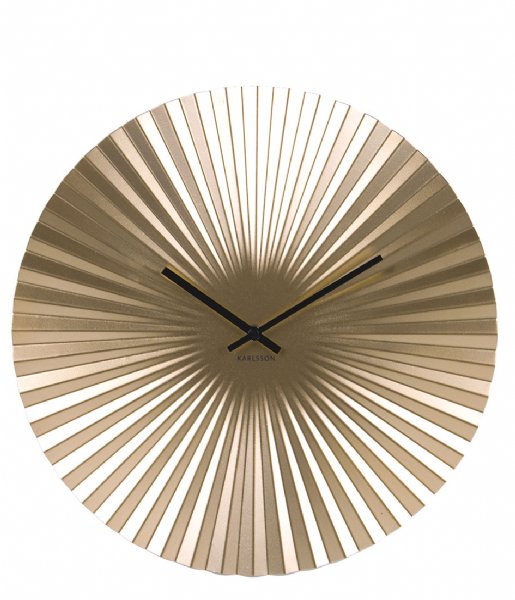 Karlsson  Wall Clock Sensu Steel Gold (KA5657GD)
