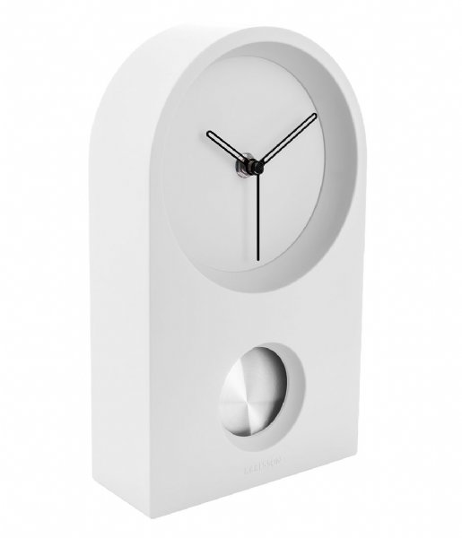 Karlsson  Wall / Table Clock Taut Rubberized White (KA5801WH)