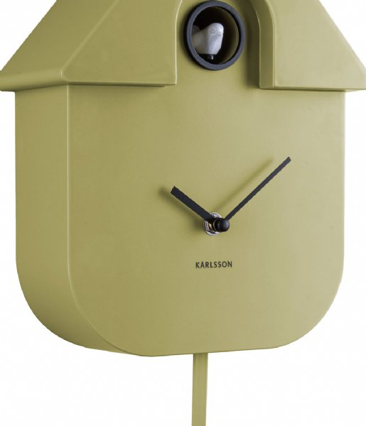 Karlsson  Wall clock Modern Cuckoo ABS Olive Green (KA5768OG)