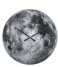 Karlsson  Wall clock Moon mirror glass silent movem Grey (KA5475)