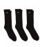 Lacoste2G1C Socks 1121 Black Black Black (8VM)