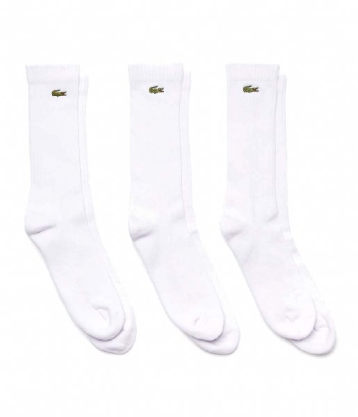 Lacoste  2G1C Socks 1121 White White White (Z92)