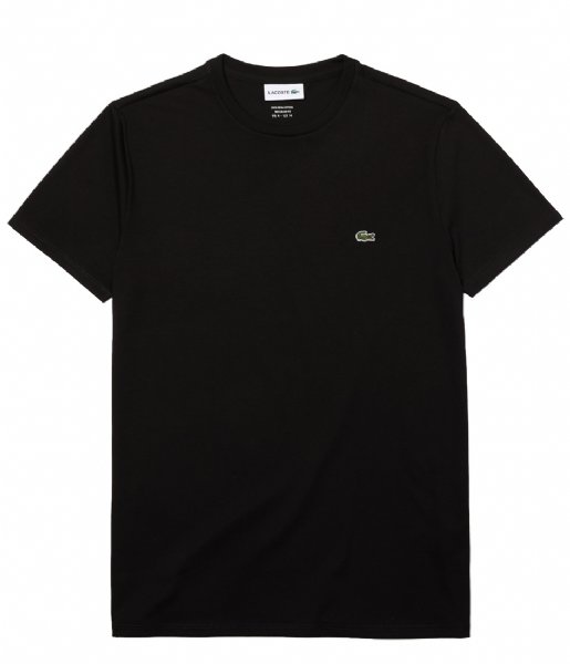 Lacoste  1Ht1 Mens Tee-Shirt 06 Black (031)