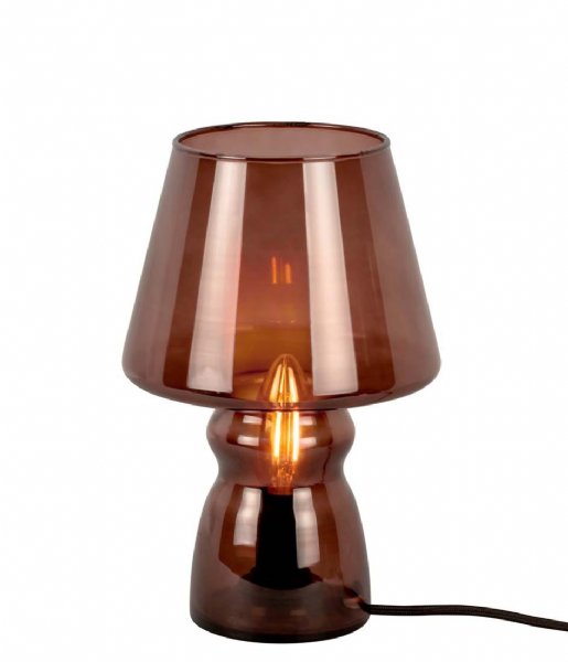 Leitmotiv Bordslampa Table lamp Classic Glass Chocolate Brown (LM1977DB)