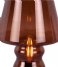Leitmotiv Bordslampa Table lamp Classic Glass Chocolate Brown (LM1977DB)