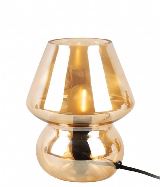 Leitmotiv Bordslampa Table lamp Glass Vintage Amber Brown (LM1978BR)
