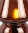 Leitmotiv Bordslampa Table lamp Glass Vintage Chocolate Brown (LM1978DB)