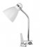 Leitmotiv Bordslampa Clip On Lamp Study Metal White (LM1292)