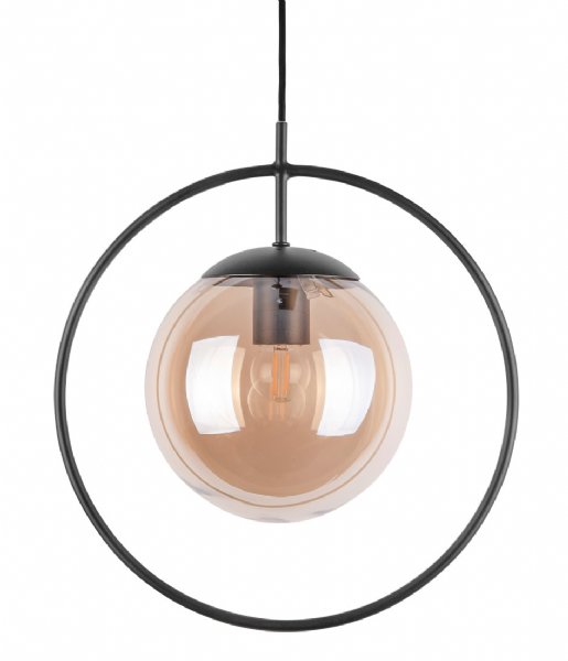 Leitmotiv Hängande lampa Pendant lamp Round Framed Amber brown (LM1885BR)