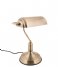 Leitmotiv Bordslampa Table lamp Bank iron antique gold plated (LM1890GD)