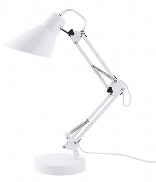 Leitmotiv Bordslampa Table Lamp Fit Iron Sand Coated White (LM1942WH)