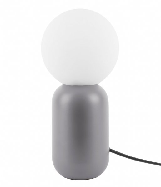 Leitmotiv Bordslampa Table Lamp Gala W. Glass Ball Grey (LM1892GY)