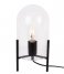 Leitmotiv Bordslampa Table lamp Glass Bell clear Black frame (LM1979CL)
