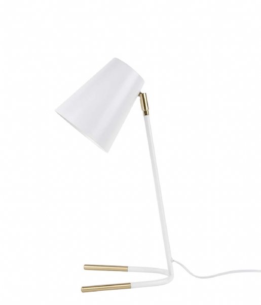 Leitmotiv Bordslampa Table lamp Noble metal white with gold colored accents (LM1753)