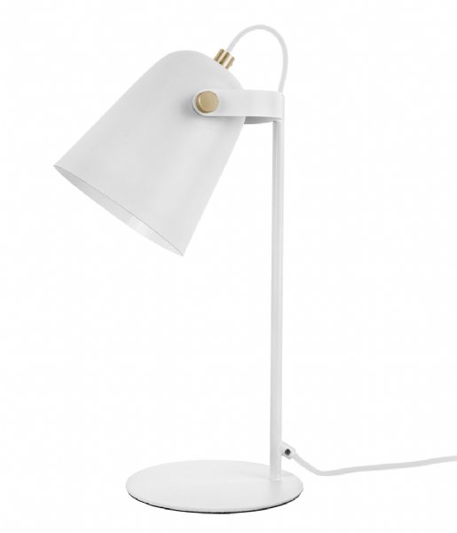 Leitmotiv Bordslampa Table lamp Steady metal matt White (LM1914WH)