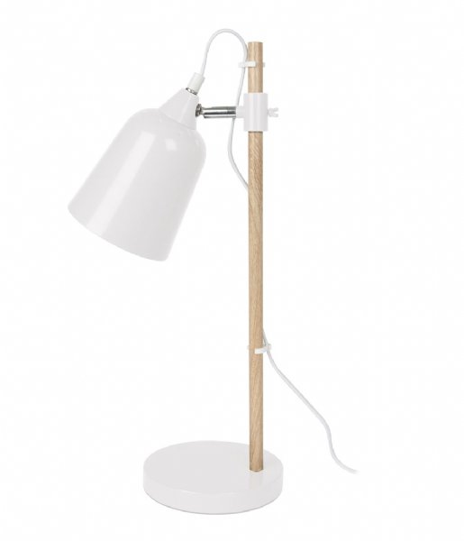 Leitmotiv Bordslampa Table lamp Wood-like metal White (LM1234)