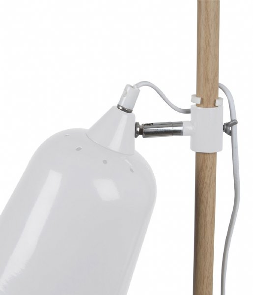 Leitmotiv Bordslampa Table lamp Wood-like metal White (LM1234)