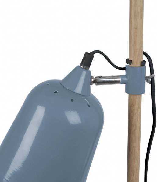 Leitmotiv Bordslampa Table lamp Wood-like metal Jeans blue (LM1235)