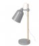 Leitmotiv Bordslampa Table lamp Wood-like metal Mouse grey (LM1236)