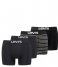 Levi'sSolid Basic Boxer And Vintage Stripe 4-Pack Black White (002)