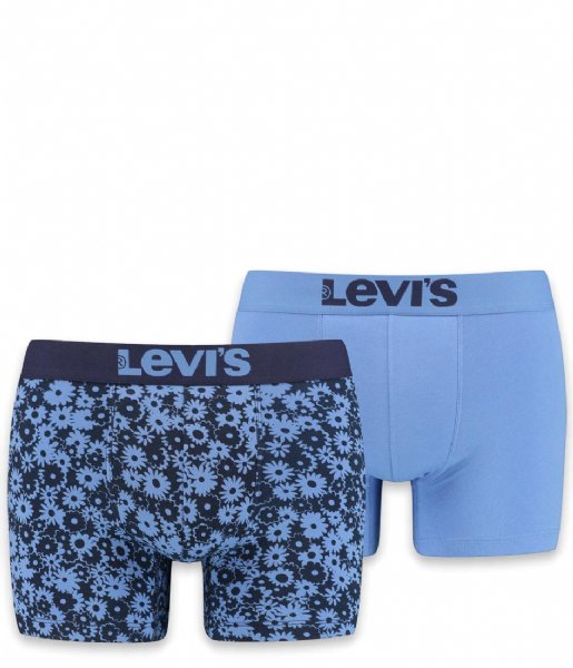 Levi's  Naive Daisy Flower Boxer Brief 2P Blue Combo (001)