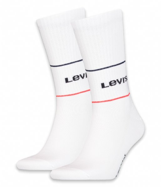 Levi's  Short Cut Logo Sport 2P White Blue Red (010)