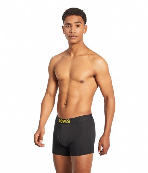 Levi's  Giftbox Pattern Wb Boxer Brief 3-Pack Black Combo (001)