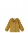 Lil Atelier  Ledolie Long Sleeve Loose Short Shirt Bronze Mist (#9C7E41)