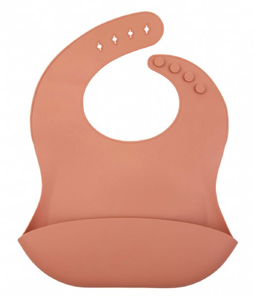 Little Indians  Silicon Bib Amber Brown