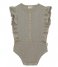 Little Indians  Ruffle Onesie Simply Taupe (ST)