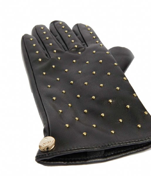 Liu Jo  Effetto Nappa Eco Gloves Nero (22222)