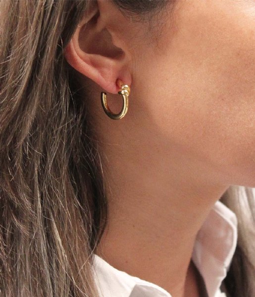 LOTT Gioielli  Earring Creole Knot Small Gold