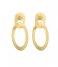 LOTT Gioielli  Classic Earring Assymetric Oval M Gold