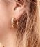 LOTT Gioielli  Classic Earring creole round S Gold plated