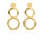 LOTT Gioielli  Classic Earring Double round open Gold plated