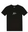 Malelions  Junior Essentials T-Shirt Black White (904)