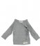 MarMar Copenhagen  Tut Wrap Long Sleeve Modal New Born Grey Melange (0602)