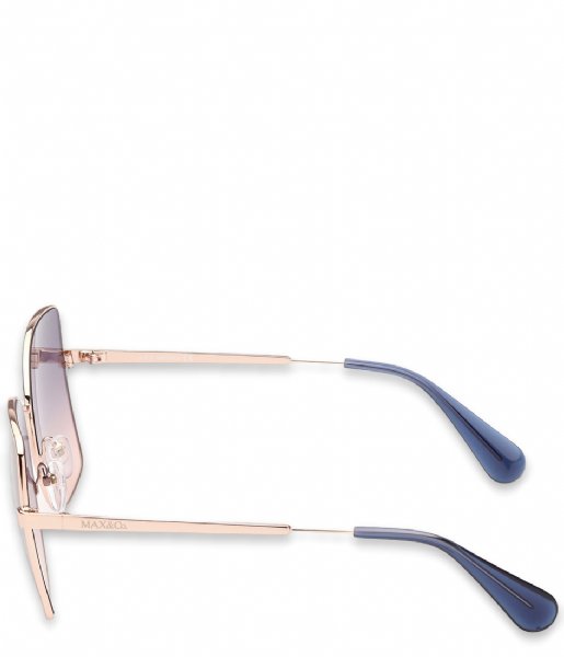 Max and Co  Tula MO0005 Shiny Rose Gold / Gradient Blue