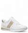 Michael Kors  Allie Wrap Trainer Opic White Pale gold (751)