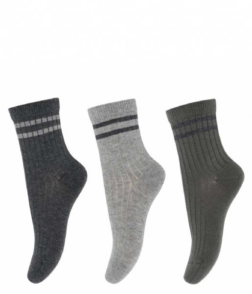 MP Denmark  Ben 3-Pack Socks Multi (8988)